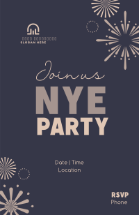 Festive NYE Party Invitation Image Preview