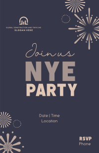 Festive NYE Party Invitation Image Preview
