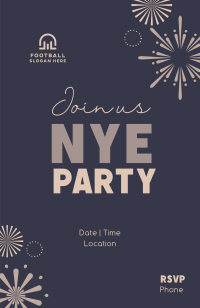 Festive NYE Party Invitation Image Preview