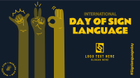 Sign Language Facebook event cover Image Preview