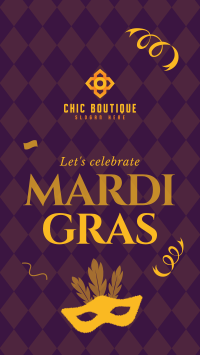 Mardi Gras Celebration Facebook story Image Preview