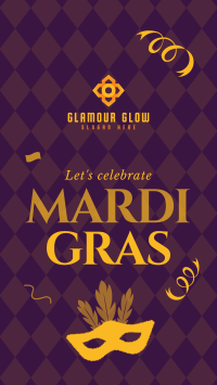 Mardi Gras Celebration Facebook story Image Preview