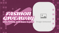 Y2K Fashion Brand Giveaway Facebook event cover Image Preview