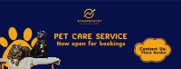 Pet Care Service Facebook cover Image Preview