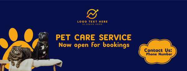 Pet Care Service Facebook Cover Design Image Preview