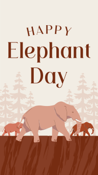 Elephant March Instagram Story Design