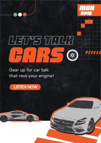 Car Podcast Poster Image Preview