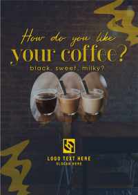 Coffee Flavors Flyer Image Preview