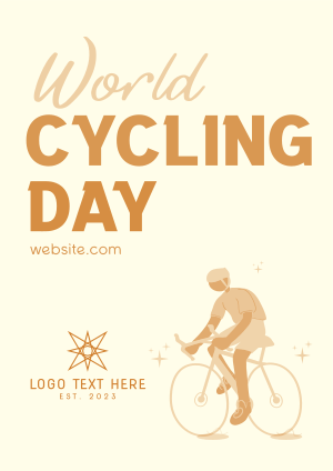 Cycling Day Flyer Image Preview