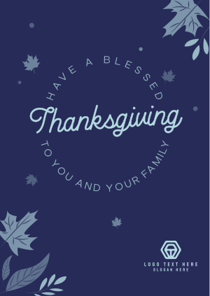 Thanksgiving Leaves Poster Image Preview