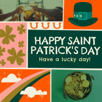 Rustic St. Patrick's Day Greeting Instagram post Image Preview