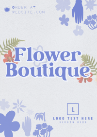 Quirky Florist Service Poster Image Preview