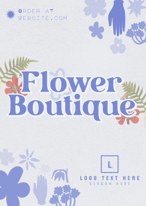 Quirky Florist Service Poster Image Preview