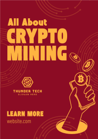 Tech Crypto Mining Poster Image Preview