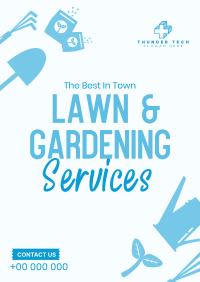 The Best Lawn Care Poster Image Preview