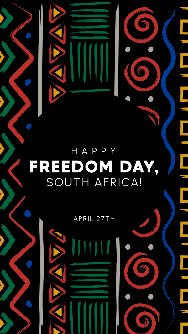 Freedom Day Patterns Instagram Story Design Image Preview