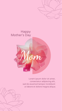 Mothers Day Flower Facebook story Image Preview