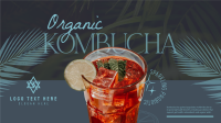 Organic Kombucha Animation Image Preview