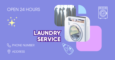 24 Hours Laundry Service Facebook ad Image Preview
