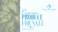 Come and Buy Our Fresh Produce Facebook Event Cover Design