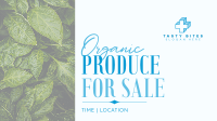 Come and Buy Our Fresh Produce Facebook Event Cover Image Preview