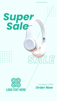 Super Sale Headphones Instagram story Image Preview