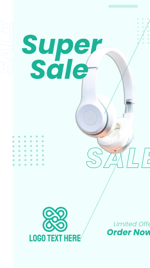 Super Sale Headphones Instagram story