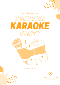 Company Karaoke Poster Design