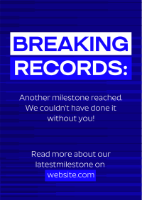 Minimalist Milestones Poster Image Preview