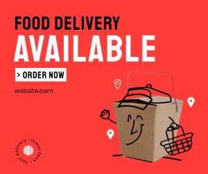 Food Takeout Delivery Facebook Post Image Preview
