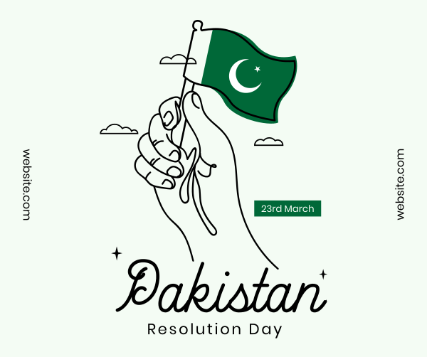 Pakistan Flag Facebook Post Design Image Preview