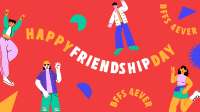 Four Friends Facebook Event Cover Design