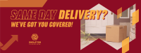 Courier Delivery Services Facebook cover Image Preview