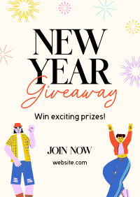 New Year's Giveaway Flyer Image Preview