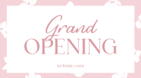 Floral Grand Opening Facebook event cover Image Preview