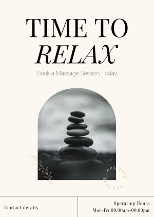 Zen Book Now Massage Poster Image Preview