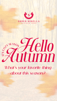 Autumn Favorite Season Facebook Story Image Preview