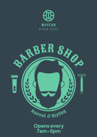 Premium Barber Poster Image Preview