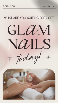 Elegant Nail Salon TikTok video Image Preview