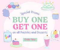 Dessert Day Specials Facebook post Image Preview