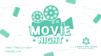 Movie Night Tickets Facebook event cover Image Preview
