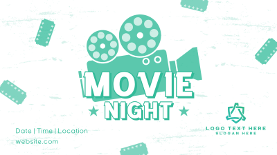 Movie Night Tickets Facebook event cover Image Preview