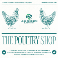 Modern Nostalgia Poultry Shop Instagram post Image Preview