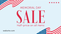 Memorial Day Sale Facebook event cover Image Preview