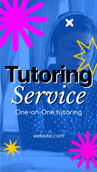 Tutoring Service TikTok Video Image Preview