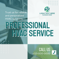 Professional HVAC Services Instagram post Image Preview