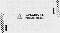 Online Streaming YouTube Banner Design