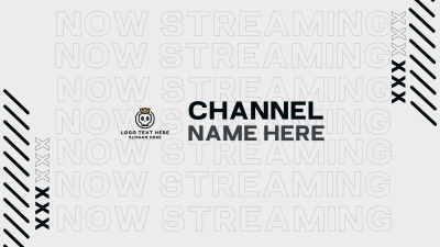 Online Streaming YouTube cover (channel art) Image Preview