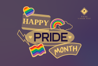 Stick on the Pride Pinterest board cover Image Preview