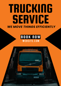 Trucking & Logistics Poster Design